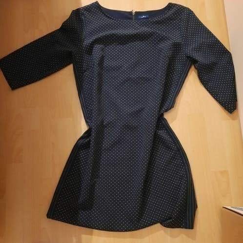 Jurk 44 blauw tom tailer, Kleding | Dames, Maat 42/44 (L), Zo goed als nieuw, Knielengte, Verzenden