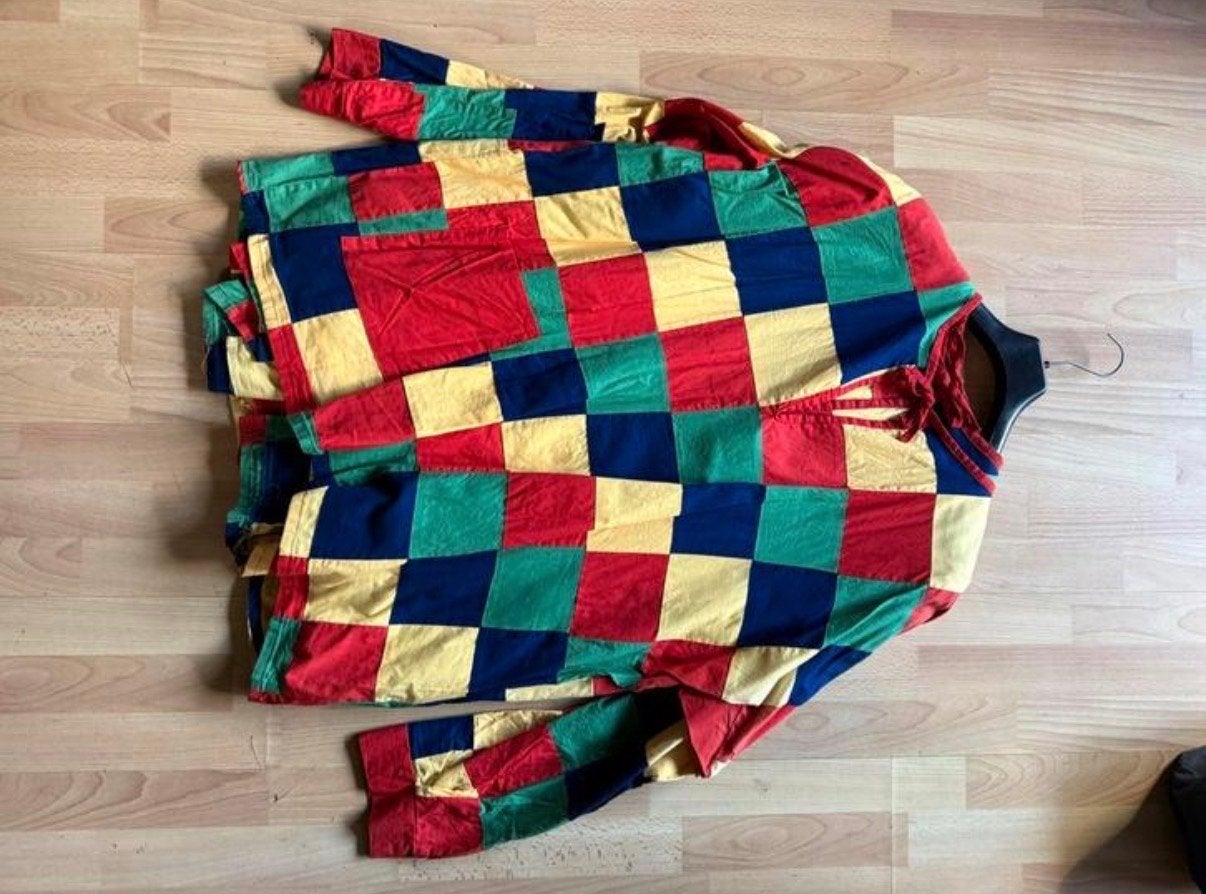3 stuks kleurrijke clownsshirts - Carnaval/Feest, Ophalen, Carnaval, Maat 46/48 (XL) of groter, Kleding