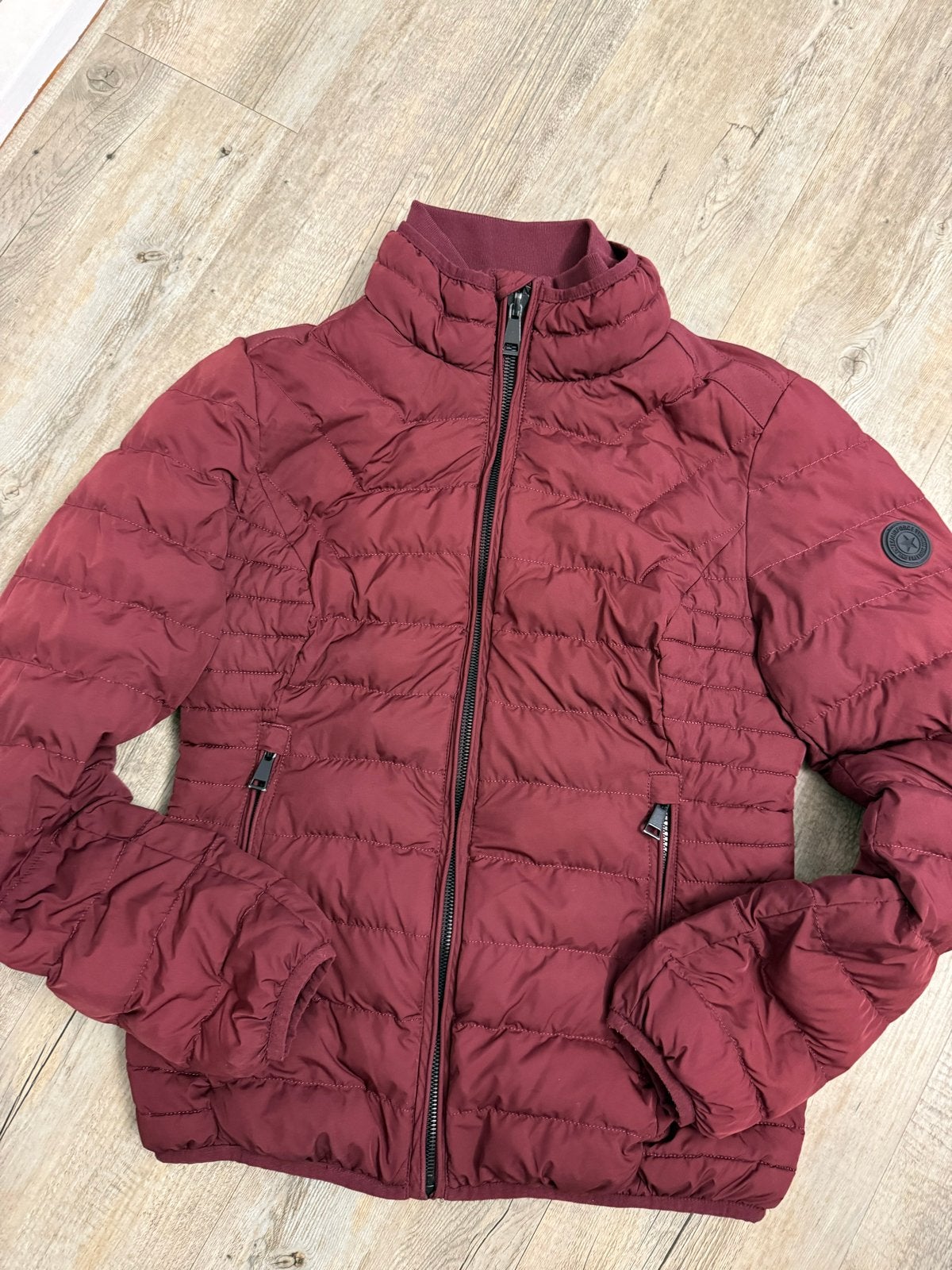 Airforce jas maat M, Kleding | Dames, Jassen | Winter, Ophalen of Verzenden, Gedragen, Maat 38/40 (M), Rood