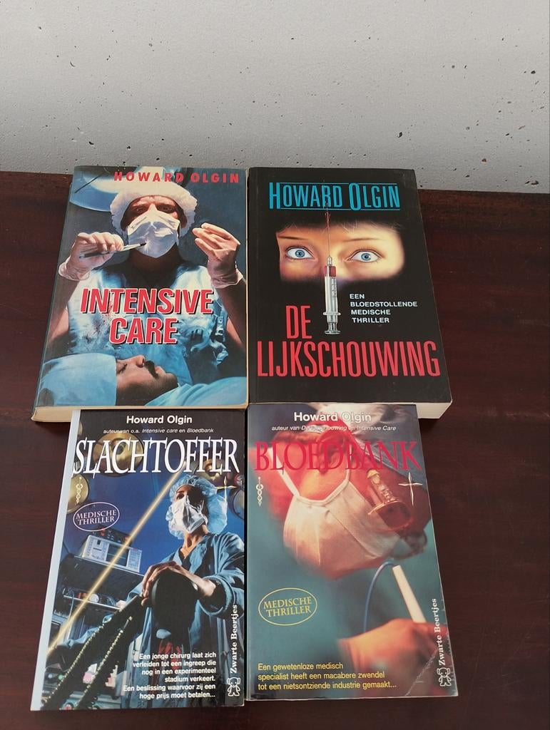 Howard Olgin Medische Thrillers - 4 Boeken Set, Boeken, Ophalen of Verzenden, Gelezen, Howard Olgin, Nederland