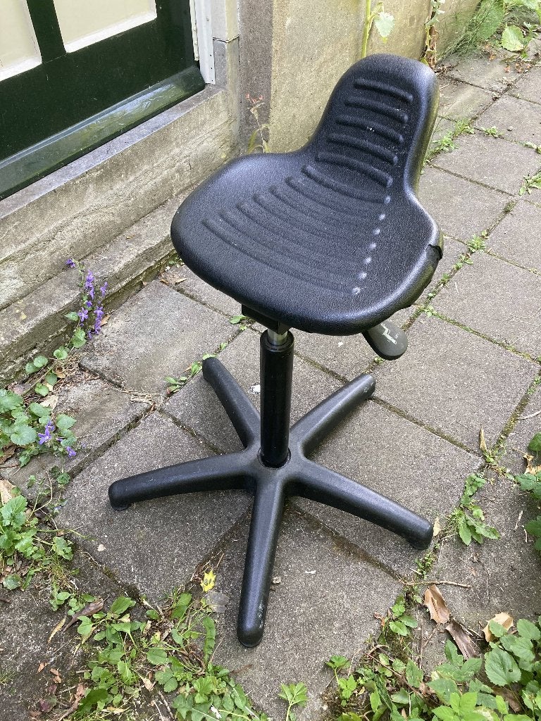 Verstelbare werkkruk / tabouret, Ophalen, In hoogte verstelbaar, Gebruikt, Overige materialen