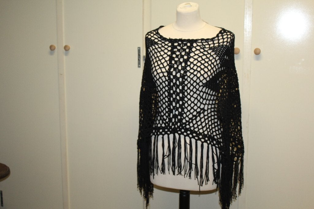 Joseph Ribkoff vlot gele & zwarte poncho mt 36/S, Overige kleuren, Verzenden, ., Nieuw