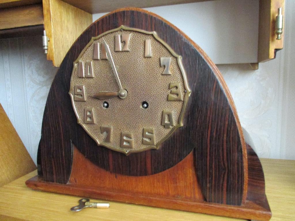 Amsterdamse School pendule, Antiek en Kunst, Antiek | Klokken, Ophalen