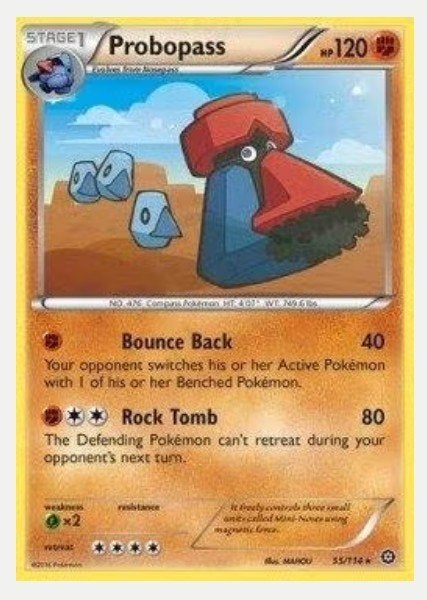 Pokemon - Probopass (STS 55) Rare.., Ophalen of Verzenden, Zo goed als nieuw, Losse kaart