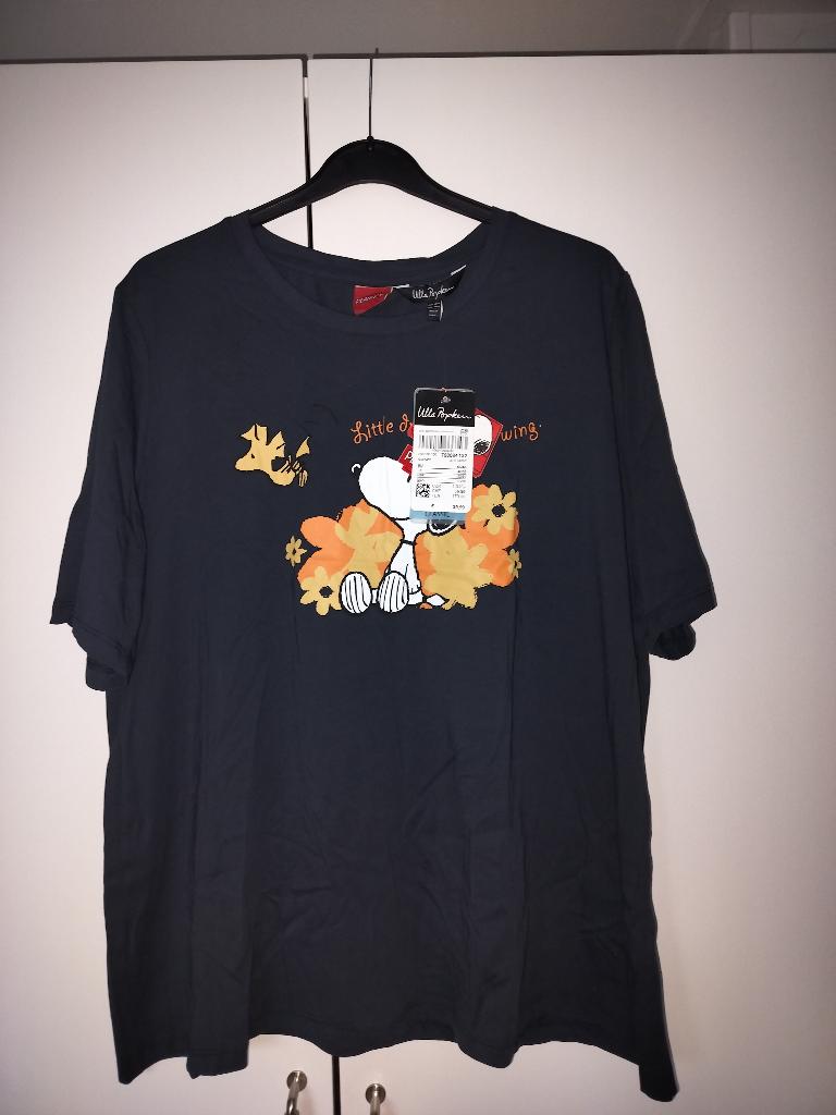 NIEUW Peanuts T-shirt Snoopy blauw Ulla Popken maat 46-48, Blauw, Nieuw, Ulla Popken, Shirt of Top