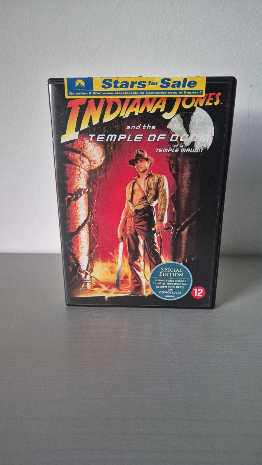 DVD - Indiana Jones and the Temple of Doom, Vanaf 12 jaar, Ophalen of Verzenden, Gebruikt, Actie