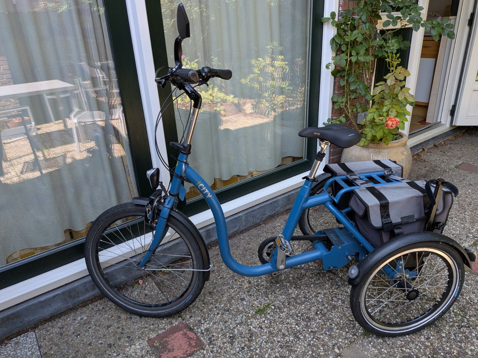 Huka City Driewieler - Comfortabel en Stabiel, Fietsen en Brommers, Ophalen, Gebruikt, Verstelbare zitting, Velgrem