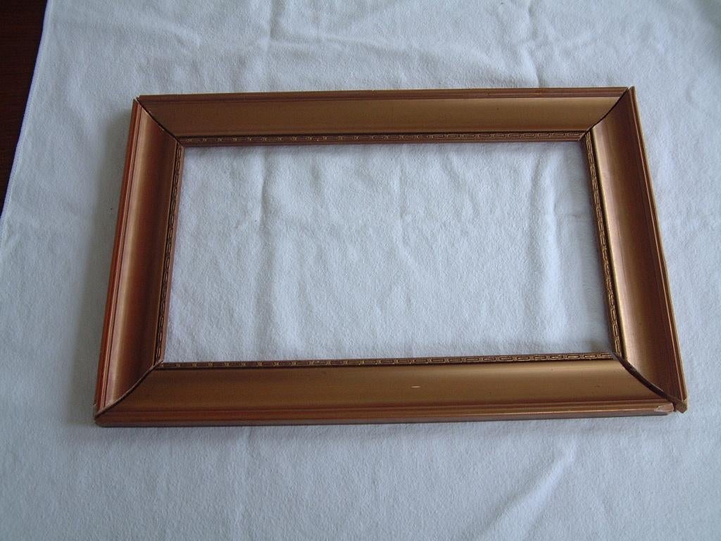 antieke lijst ca 45 bij 29 cm. buitenkant gemeten, Minder dan 50 cm, Gebruikt, Ophalen of Verzenden, Minder dan 50 cm