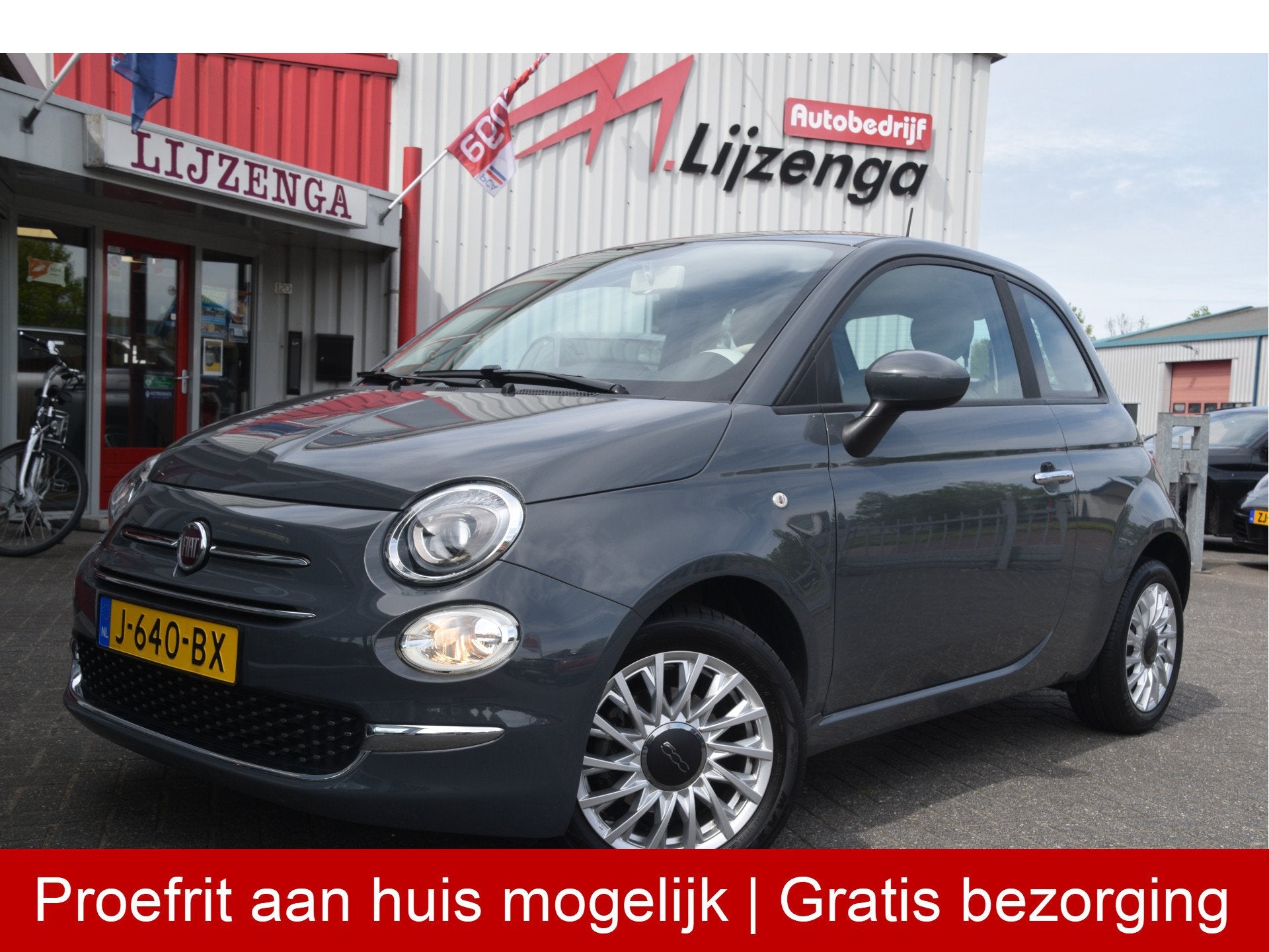 Fiat 500 1.0 Hybrid Lounge Carplay | PDC | Airco | Cruise |, Auto's, Voorwielaandrijving, Stof, Euro 6, Met garantie (alle)