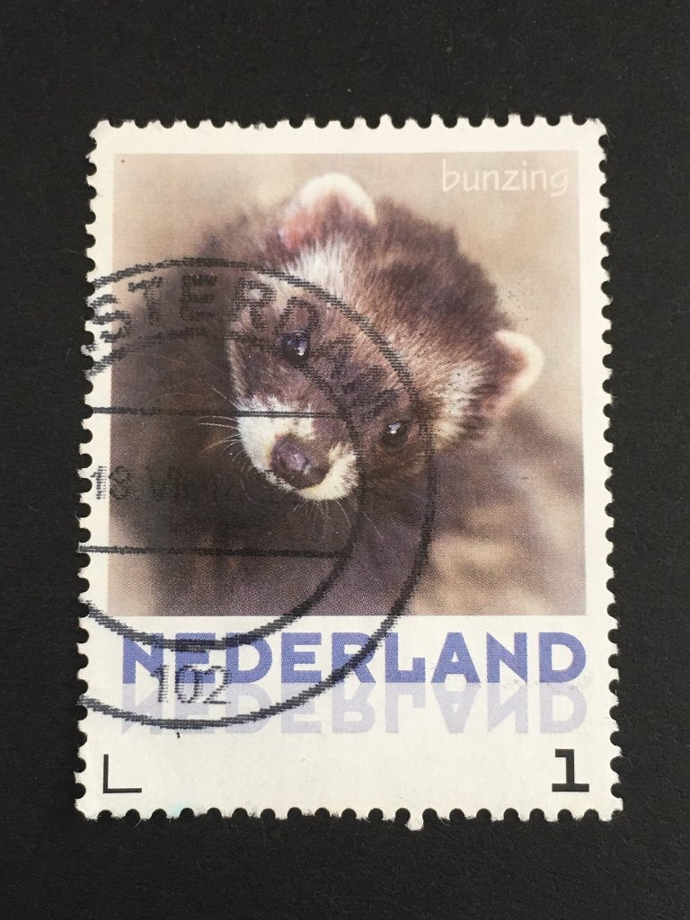 2633 Persoonlijke - Bunzing - gestempeld, Ophalen of Verzenden, Na 1940, Gestempeld