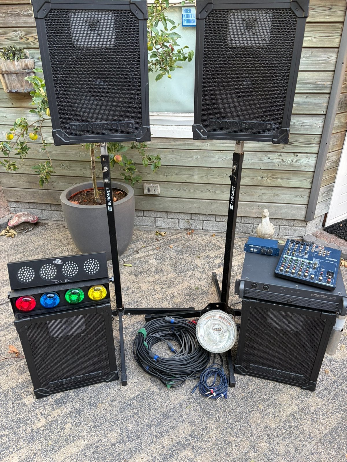 Dynacord PA-set – 4x FE12.2 + L300 + Yamaha MG82CX + lampen, Ophalen, Gebruikt, Dj-set, Overige merken