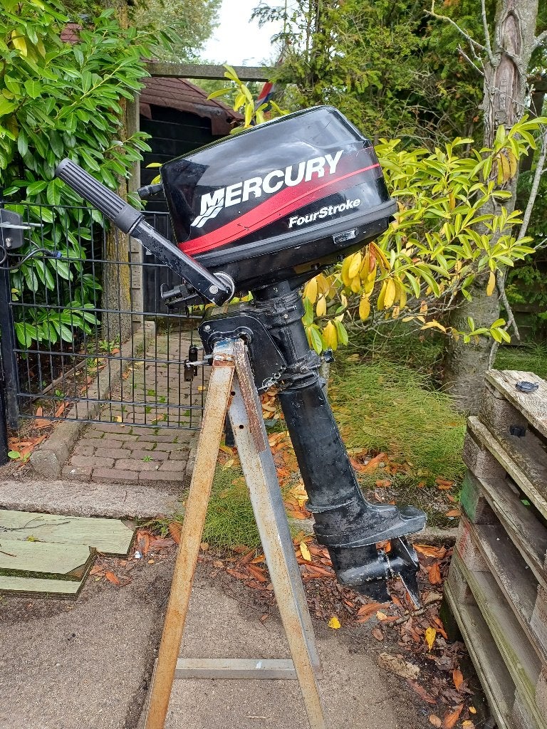 Mercury 4 en 6 pk 4 takt langstaart, Ophalen, Gebruikt, 5 tot 10 pk, Viertaktmotor