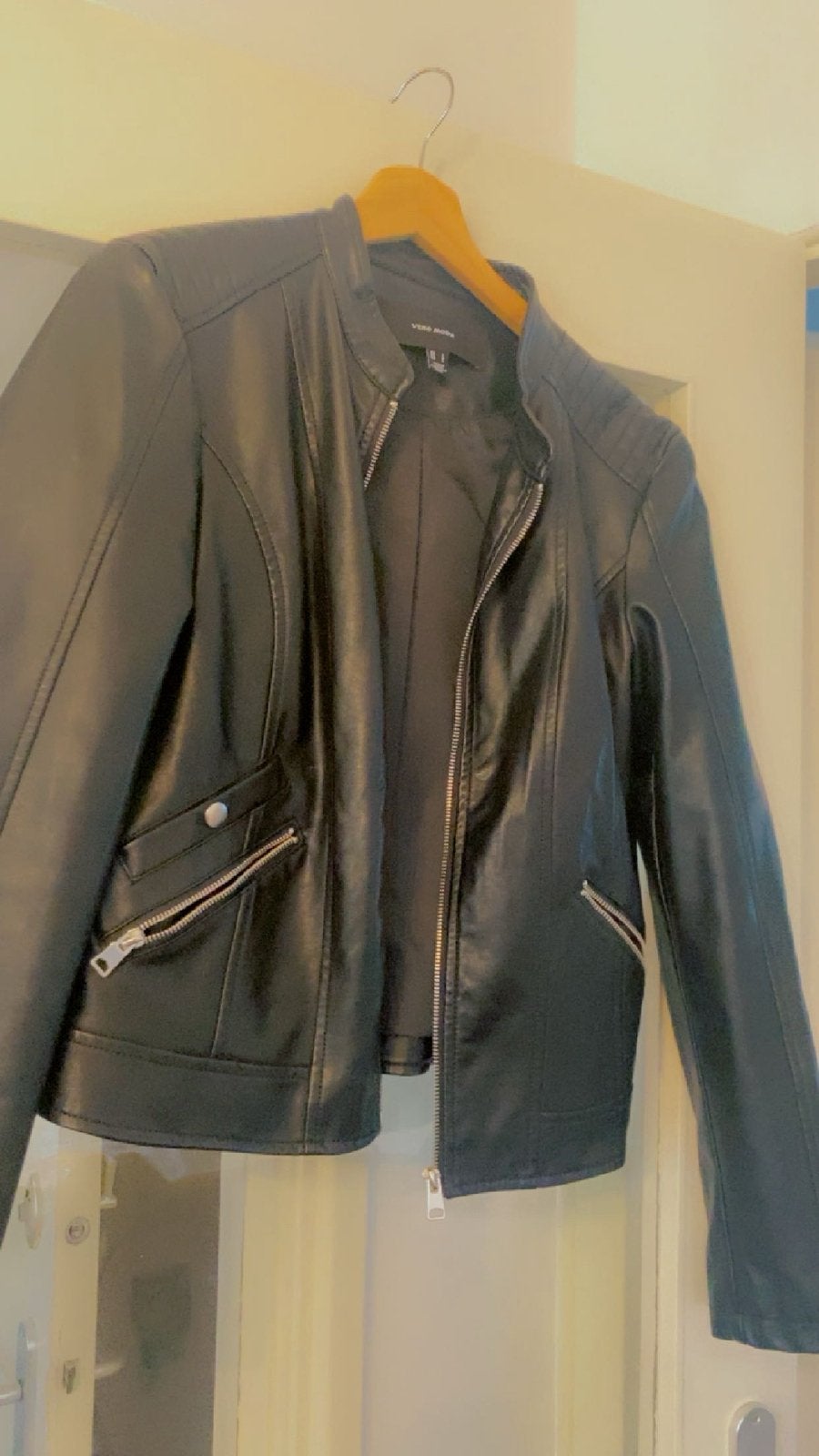 Danes jas, Kleding | Dames, Ophalen of Verzenden, Zo goed als nieuw, Maat 38/40 (M), Zwart