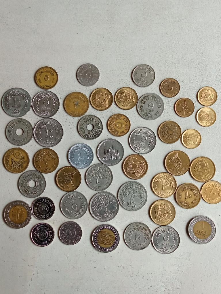 Egypte lot munten., Ophalen of Verzenden, Egypte, Setje