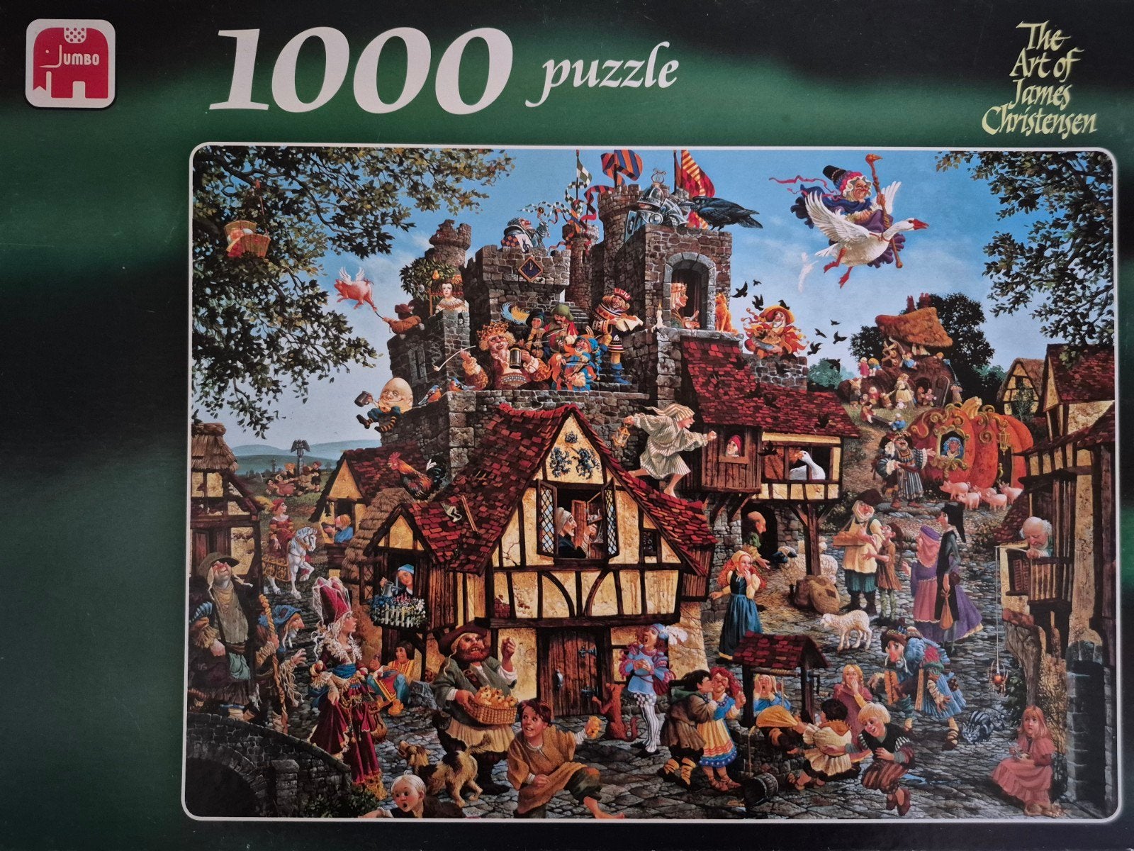 Jumbo puzzel 1000 stukjes The Art of James Christensen., Ophalen of Verzenden, 500 t/m 1500 stukjes, Gebruikt, Legpuzzel