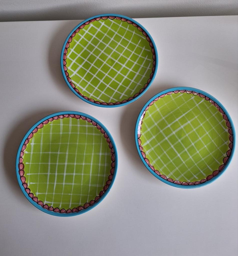 Set van 3 Blond Amsterdam gebaksbordjes, Huis en Inrichting, Keuken | Servies, Ophalen of Verzenden