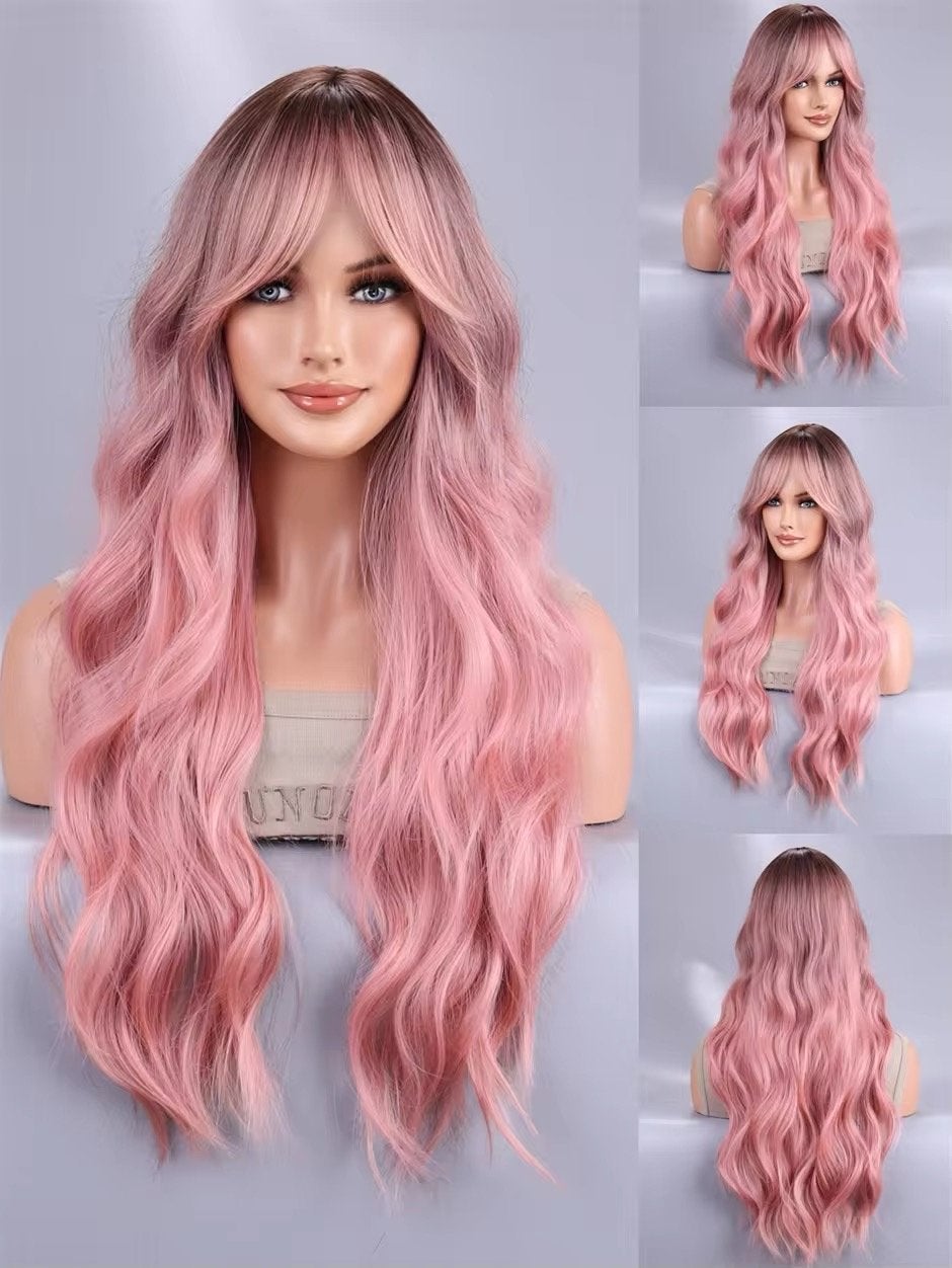 Roze pruik 70 cm - Hittebestendig & Verstelbaar, Verzenden, Yarspa, Info@yarspa.nl, Nieuw