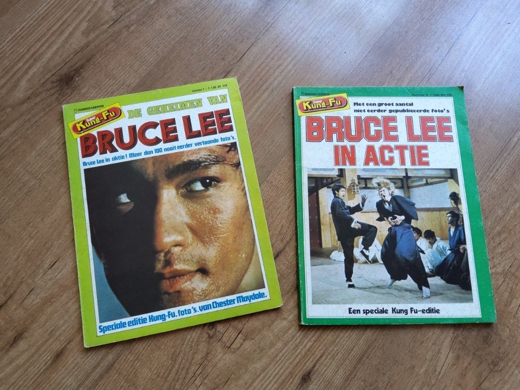 Lot van 2 Bruce Lee Magazines - Super Kung-Fu Edities, Boeken, Verzenden, Gelezen, Bruce Lee, Personen