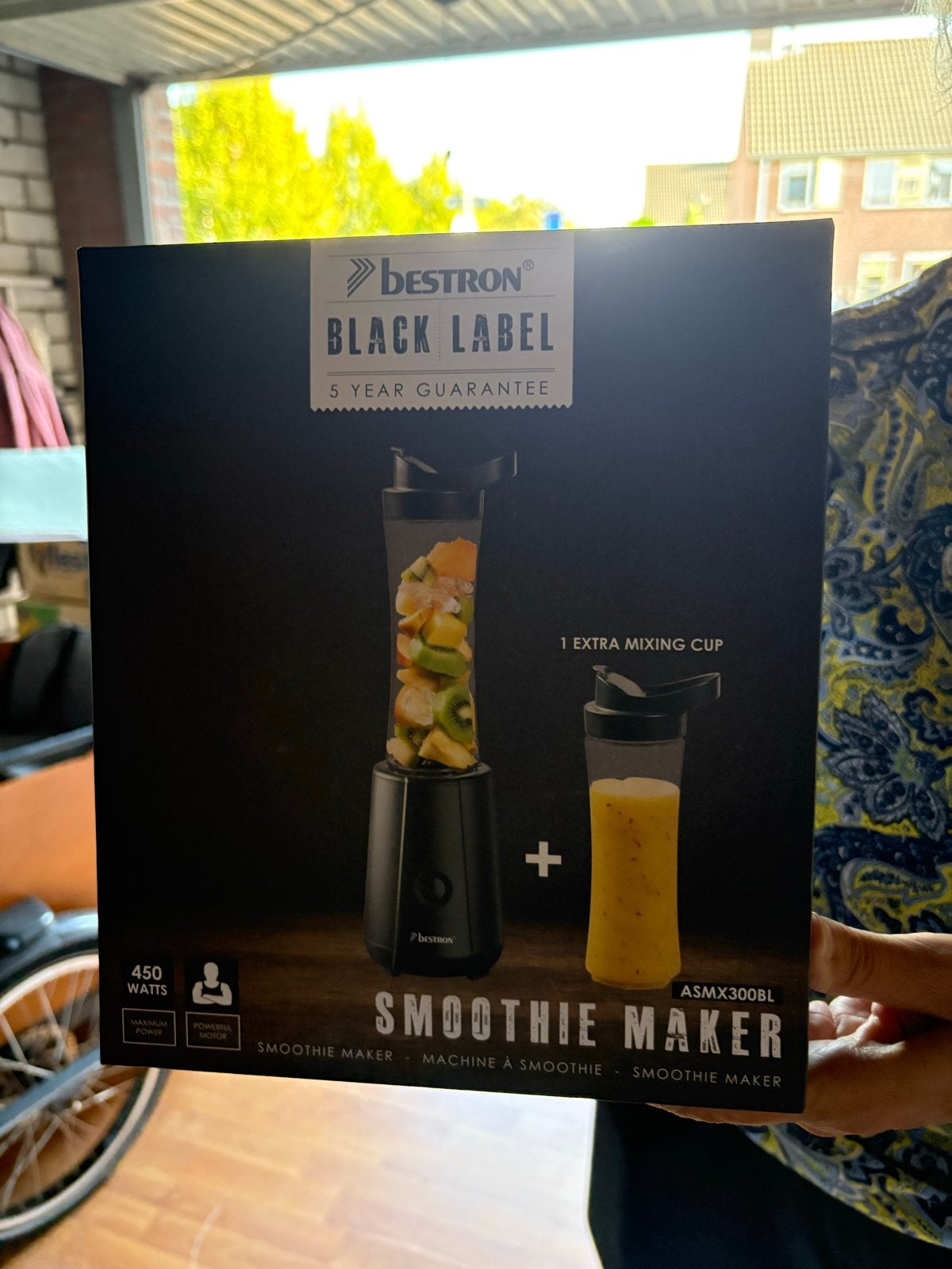 Bestron Black Label Smoothie Maker - Nieuw in doos, Minder dan 1 liter, Ophalen, Nieuw, 1 snelheid
