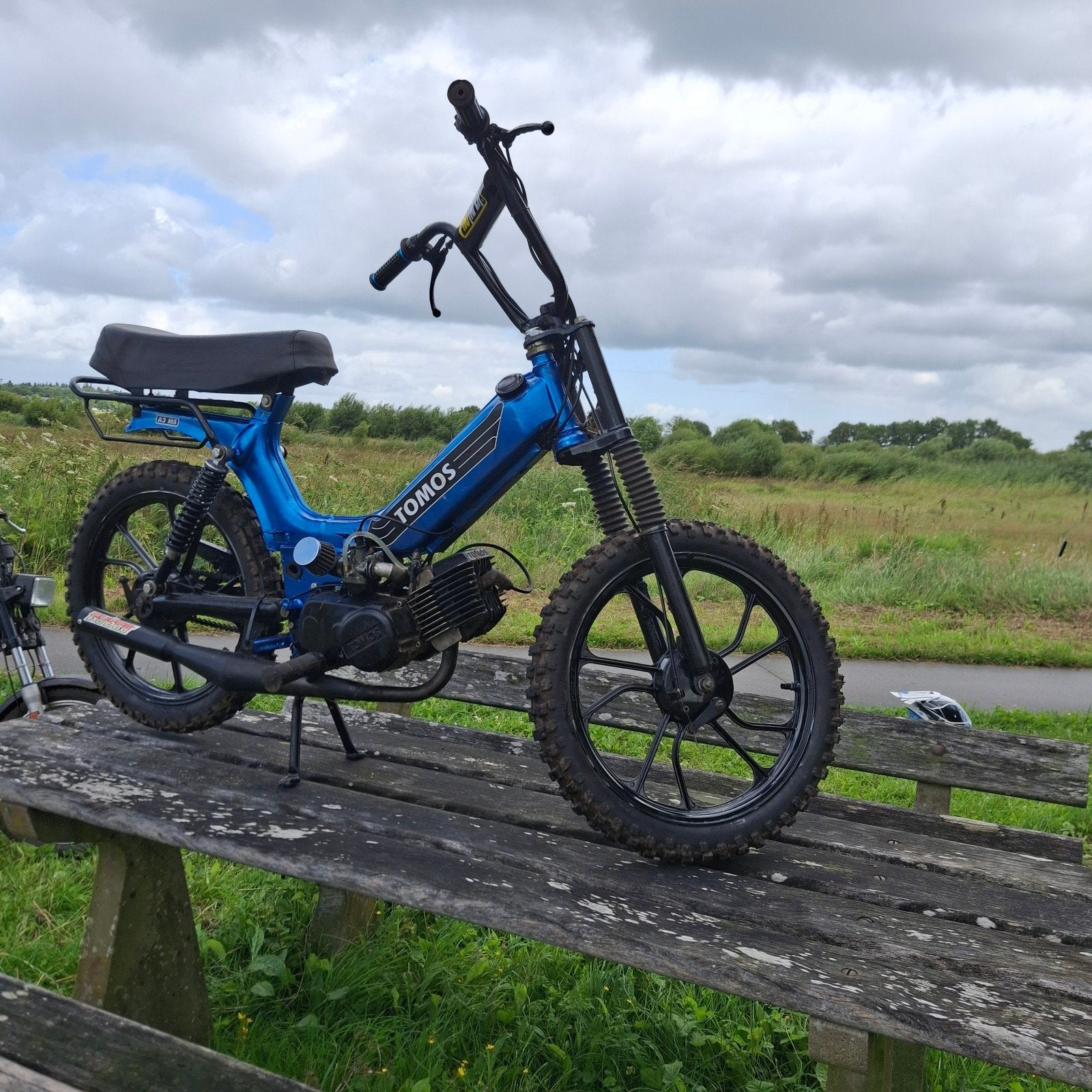 Tomos brommer - Blauw - Goede staat, Gebruikt, Overige modellen, Maximaal 45 km/u, 65 cc