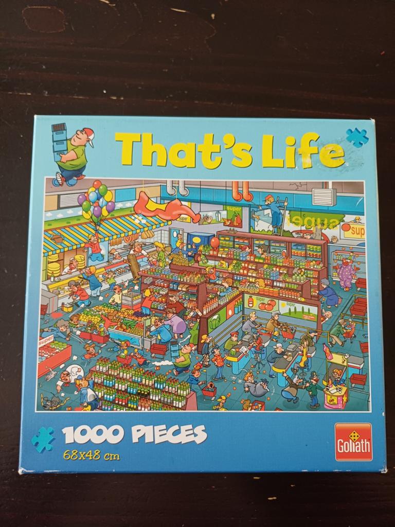 That's Life Puzzel 1000 stukjes, Hobby en Vrije tijd, Ophalen, Zo goed als nieuw