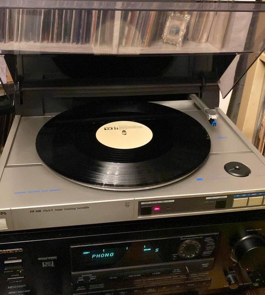 Philips platenspeler FP Mark II linear tracking, Ophalen of Verzenden, Zo goed als nieuw, Philips