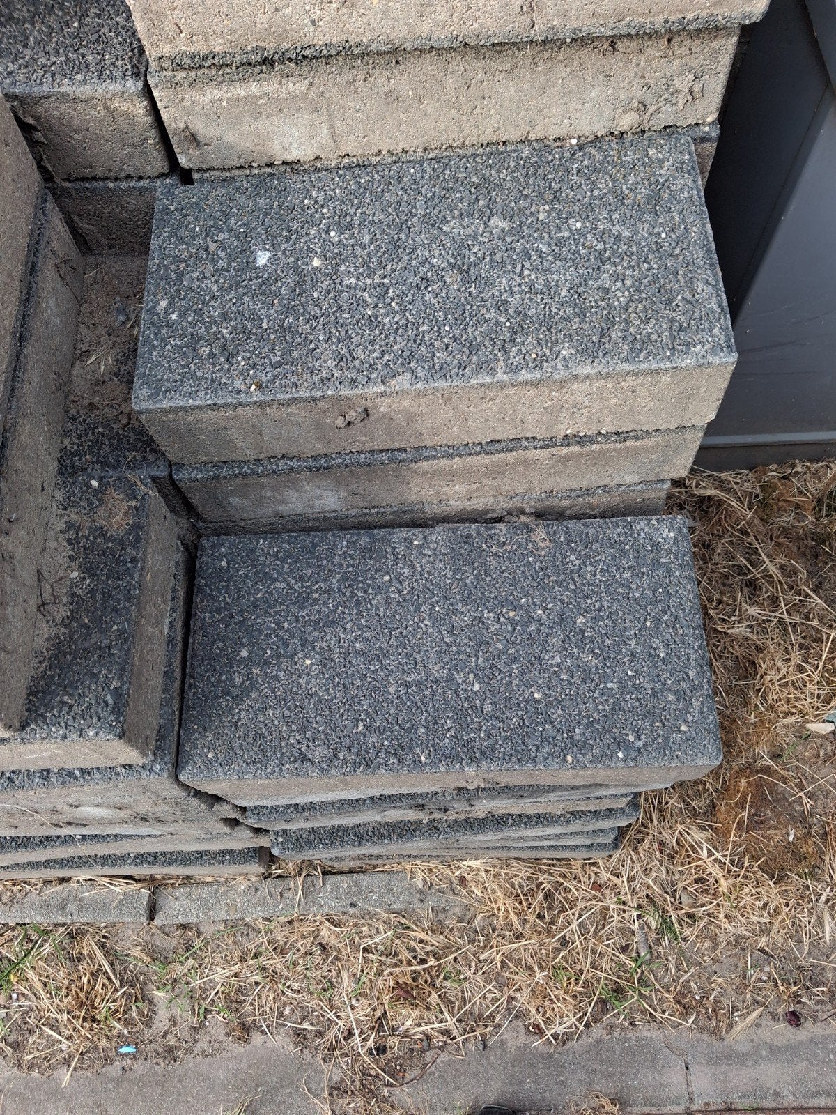 Noppen stenen, Ophalen, Beton, Klinkers