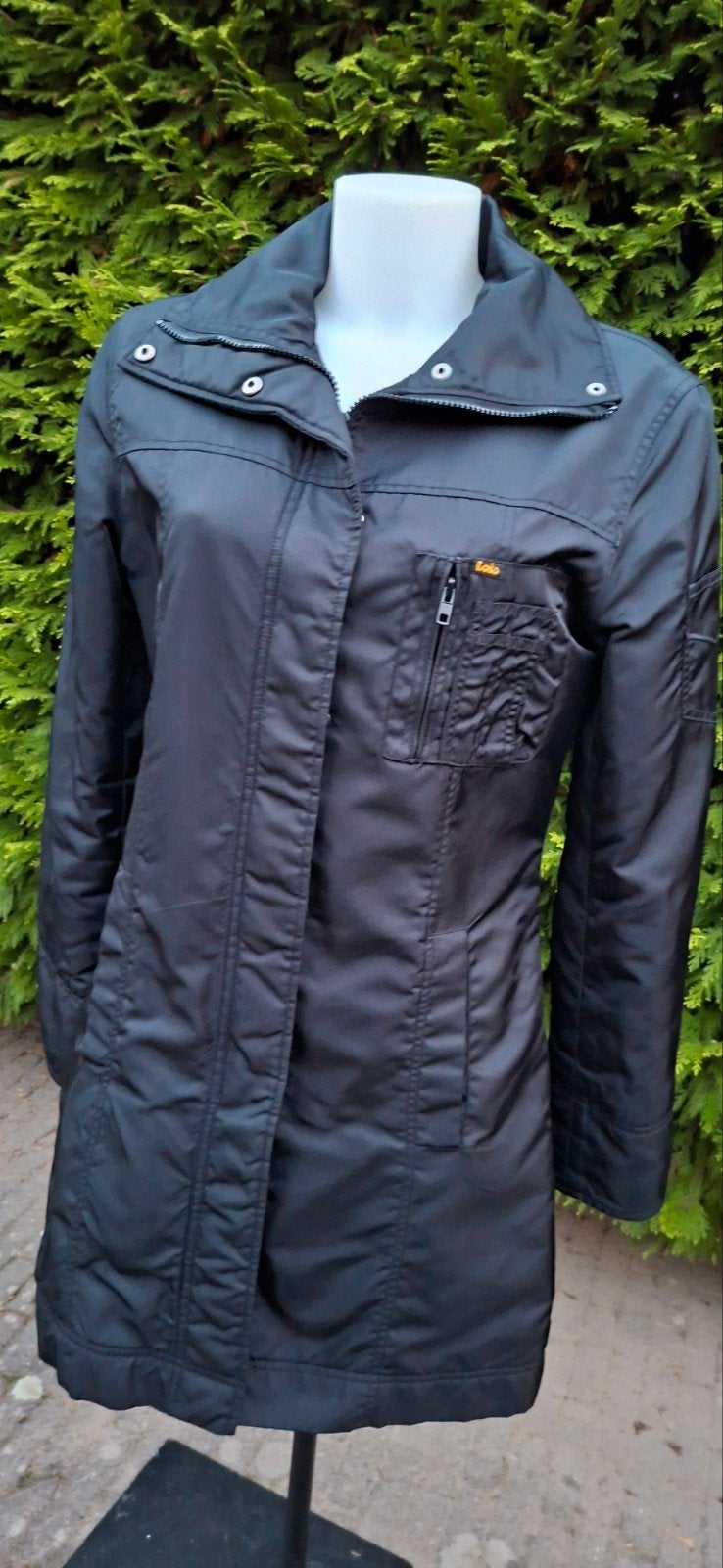 Zwarte Lois parka/ tussenjas maat M (38/40), Maat 38/40 (M), Zwart, Ophalen of Verzenden, Zo goed als nieuw