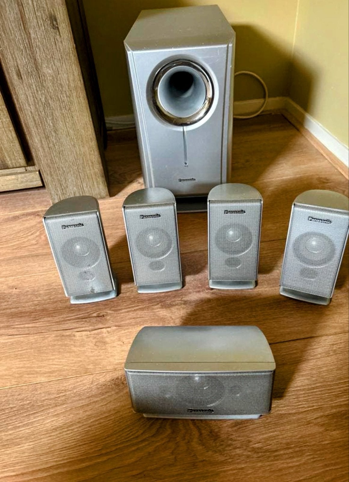 Panasonic 5.1 Surround Sound Systeem met Subwoofer, Gebruikt, Ophalen of Verzenden, Surroundset, Geschikt voor surround/home cinema