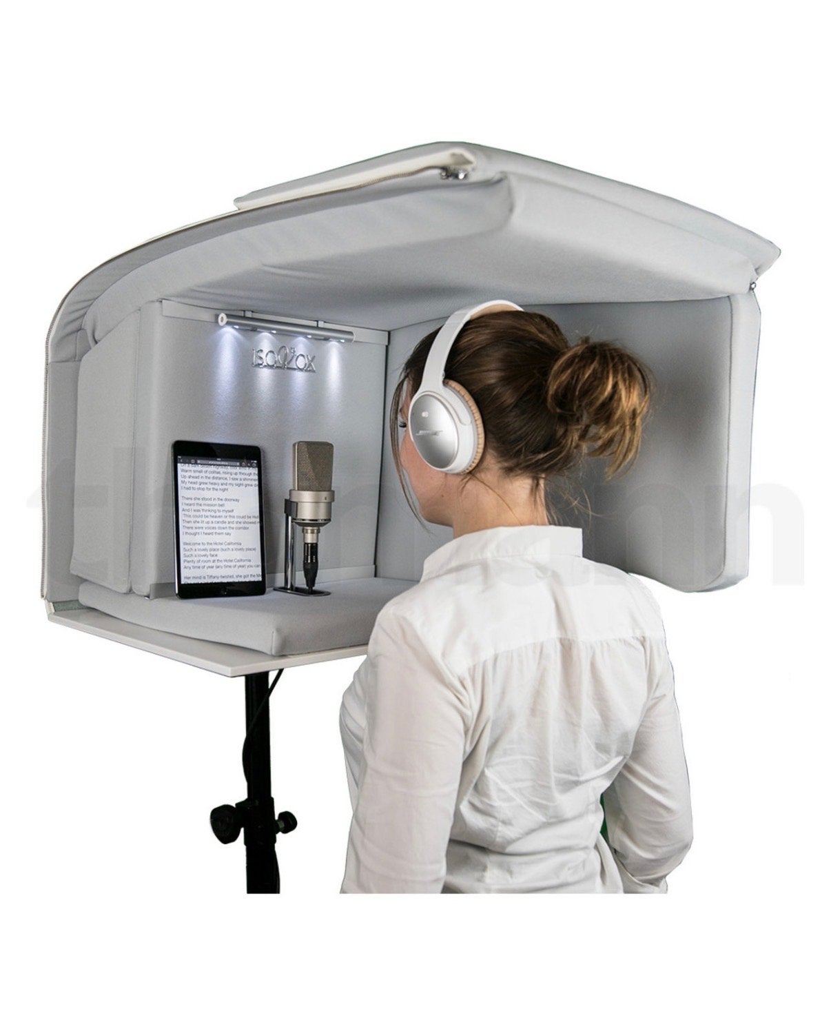 Isovox Mobile Vocal Booth V2 met Millenium BS-2011 MK II, Ophalen, Zo goed als nieuw
