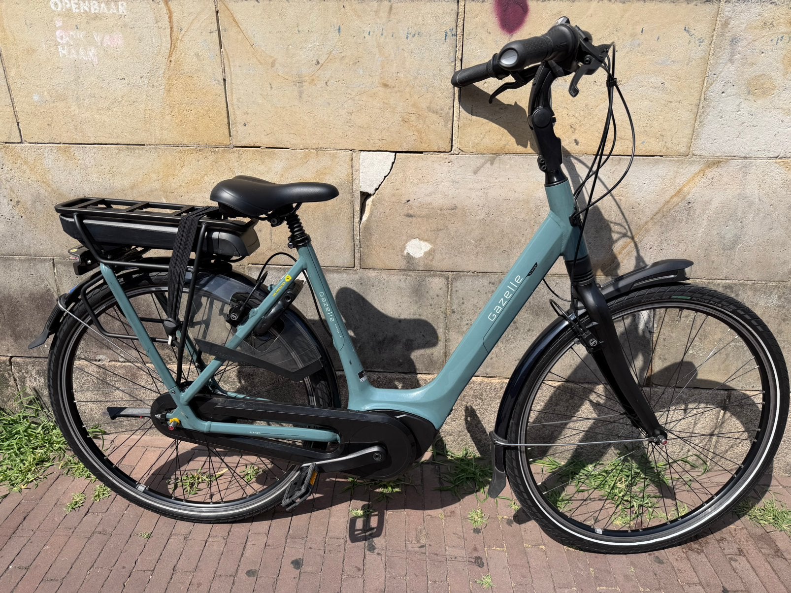 Gazelle orange c8 elektrische dames fiets, Fietsen en Brommers, Fietsen | Dames | Damesfietsen, 53 tot 56 cm, Ophalen of Verzenden