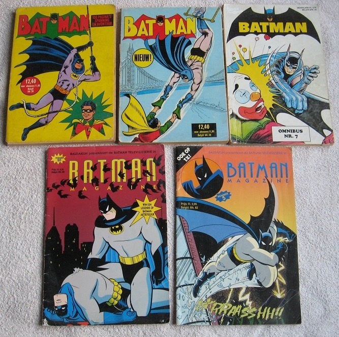 Batman Magazine nrs. 5 en 20 (+ 3) uitgave Baldakijn Batman, Boeken, Gelezen, Amerika, Diverse auteurs, Ophalen of Verzenden