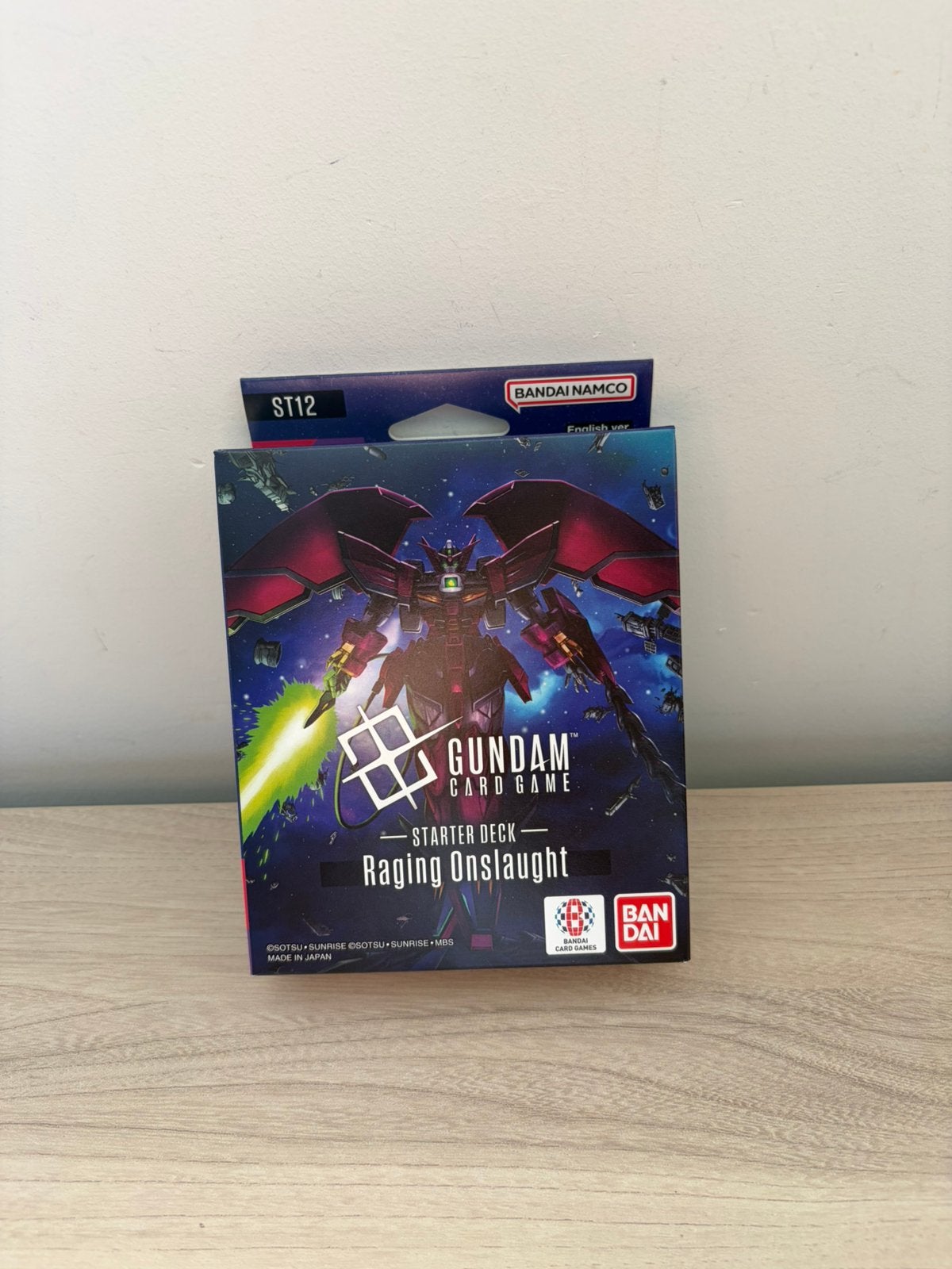 Gundam Card Game ST12 Raging Onslaught Starter Deck, Ophalen of Verzenden, Zo goed als nieuw, Starterdeck