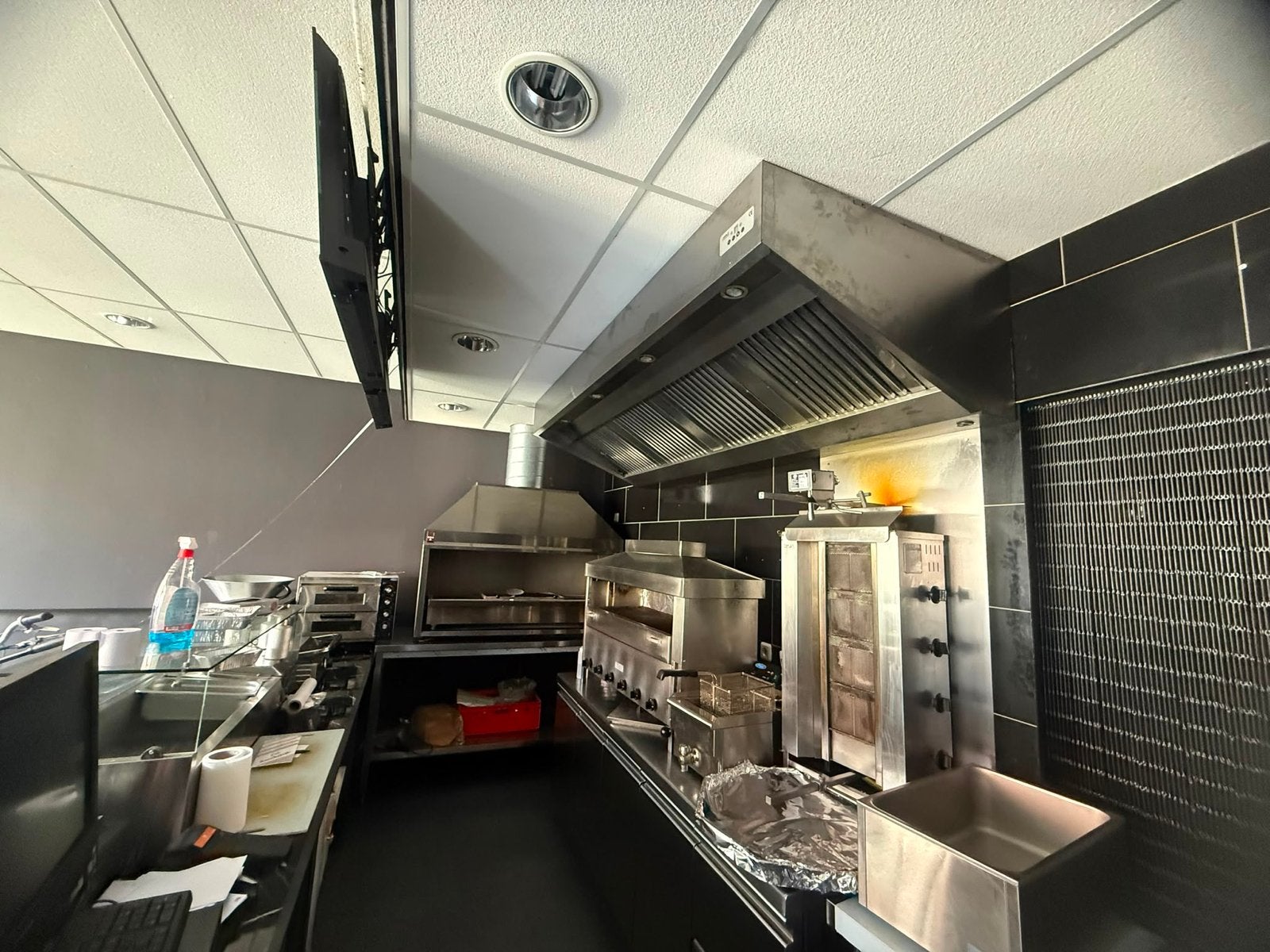 Complete Horeca Keukenapparatuur en Interieur, Ophalen, Gebruikt, Fornuis, Frituur en Grillen