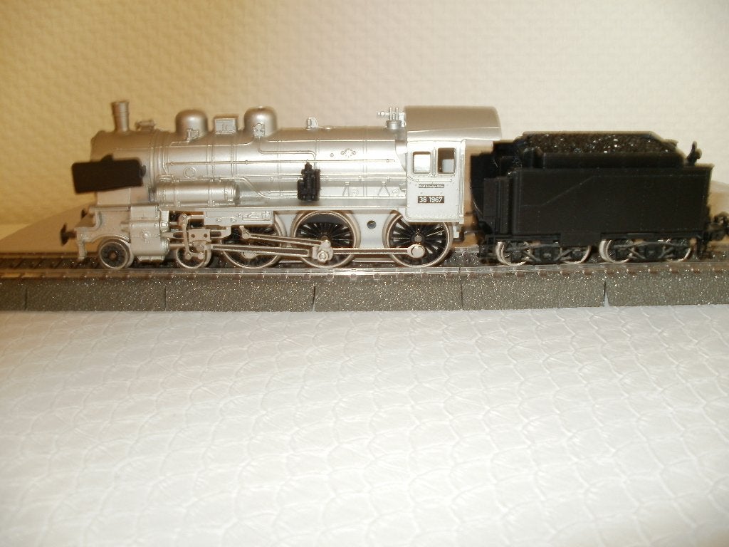 Marklin Ho Stoomlokomotief BR38 P8 dig.+zwarte tender., Wisselstroom, Locomotief, Ophalen of Verzenden, Zo goed als nieuw