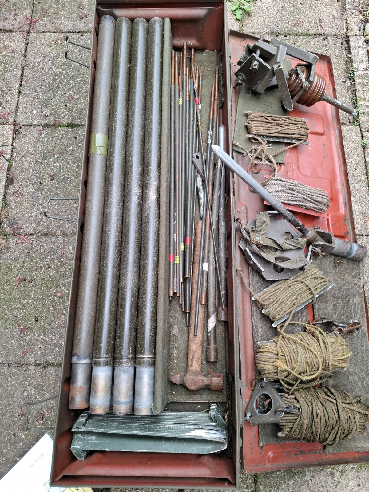 GRC 10 METER ANT COMPLEET, Ophalen, Landmacht, Nederland