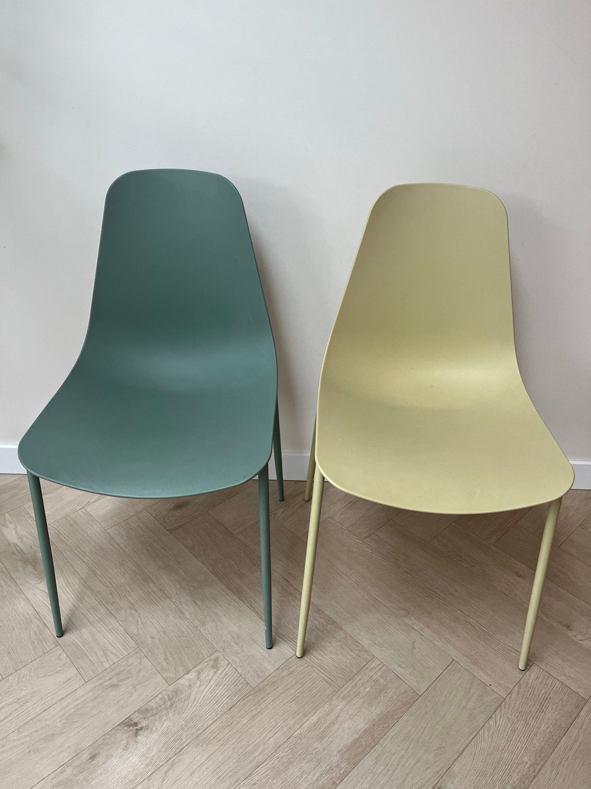 Set van 2 stoelen (binnen of buiten), Ophalen, Kunststof, Gebruikt, Twee