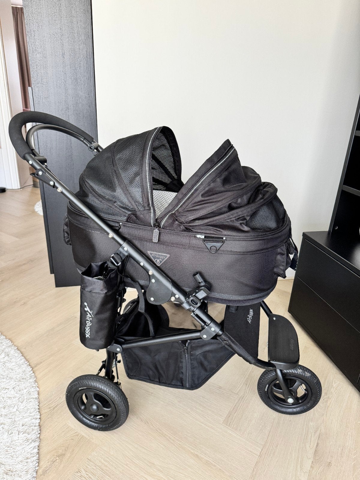 Airbuggy dome2 maat M incl. Marjo Dols buggybekleding, Dieren en Toebehoren, Overige merken, Ophalen, Gebruikt, Hondenbuggy
