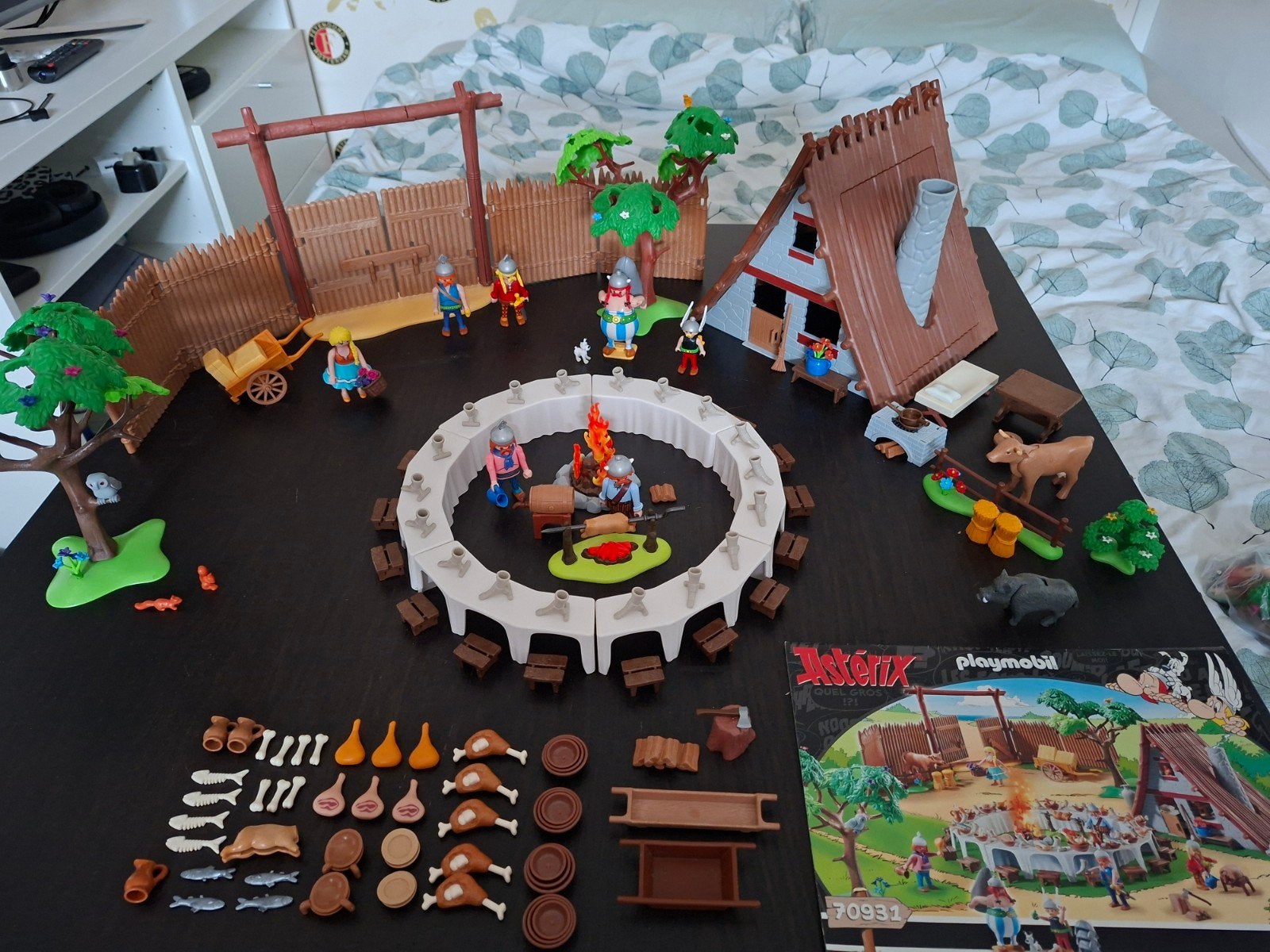 Playmobil Asterix: Het Gallische Dorp (70931) - Complete set, Gebouw, Complete set, Ophalen of Verzenden, Zo goed als nieuw