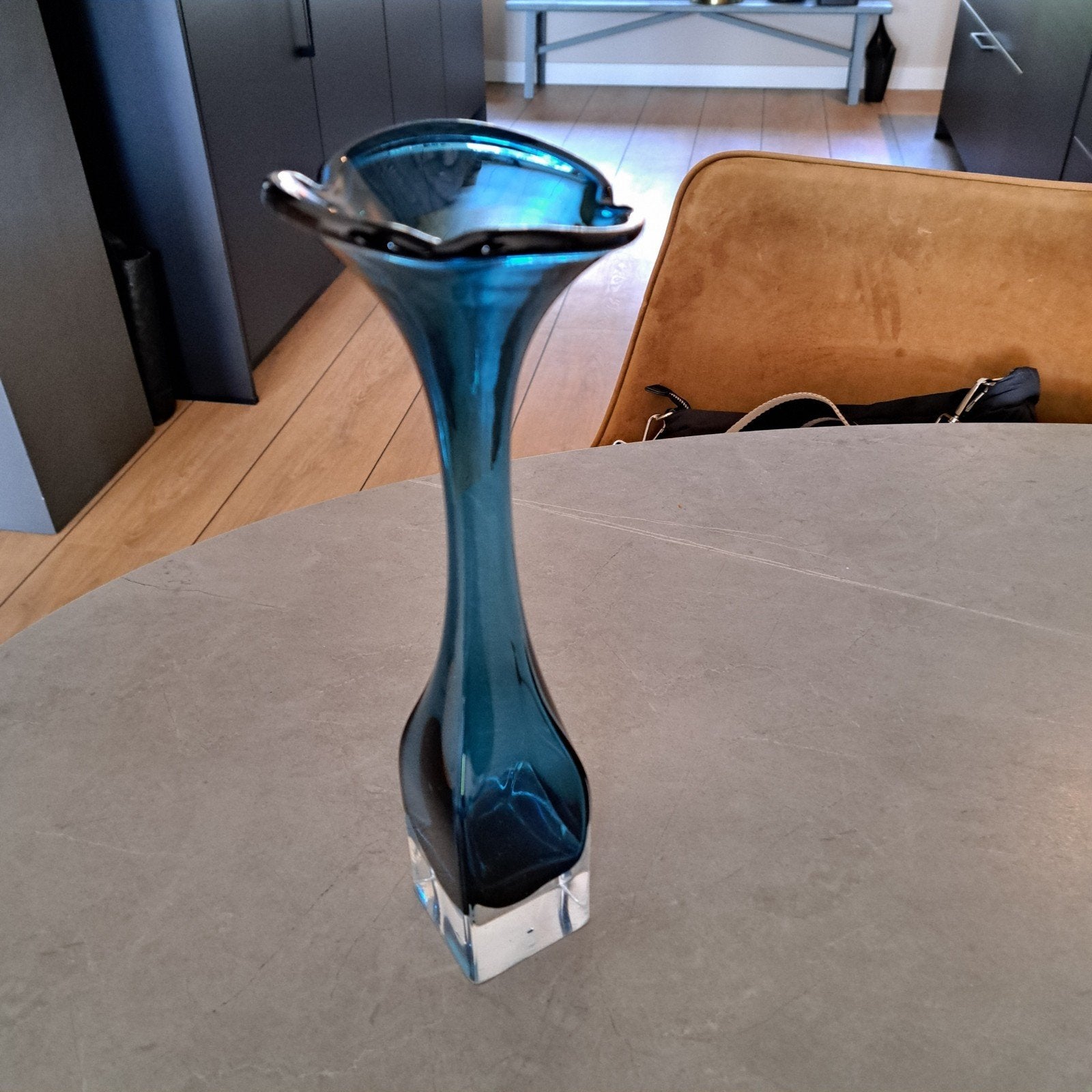 Vintage Aseda vaas, design Bo Borgström, trompet vaas, Ophalen of Verzenden