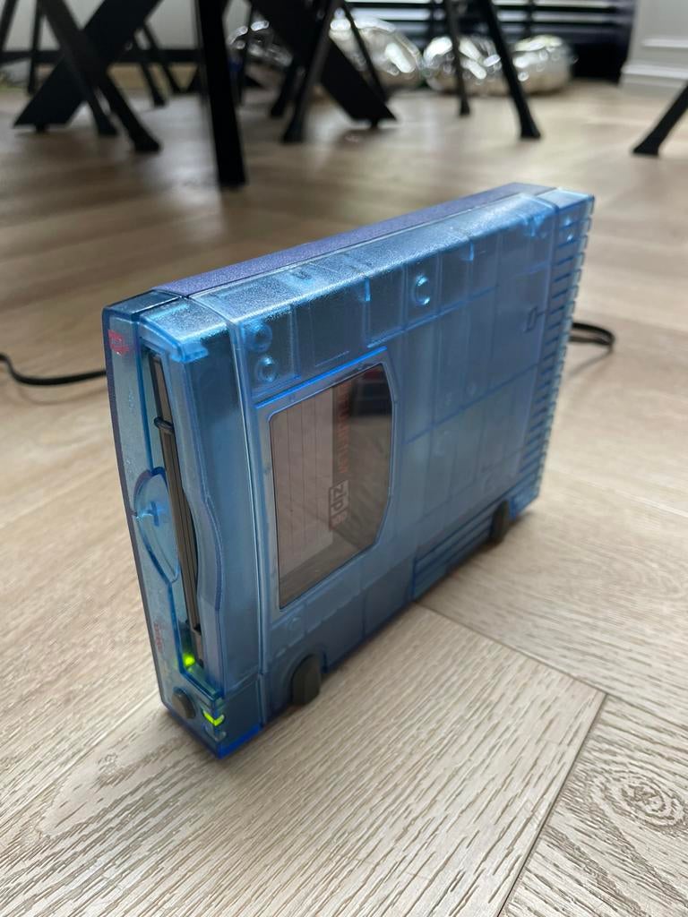 iOmega Zip drive parallel transparante case!, Computers en Software, Vintage Computers, Ophalen of Verzenden