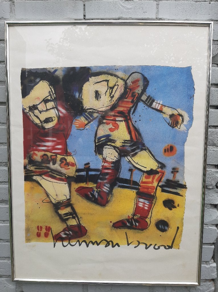 Herman Brood Zeefdruk, Ophalen, Zeefdruk, Sport, Gelimiteerde oplage