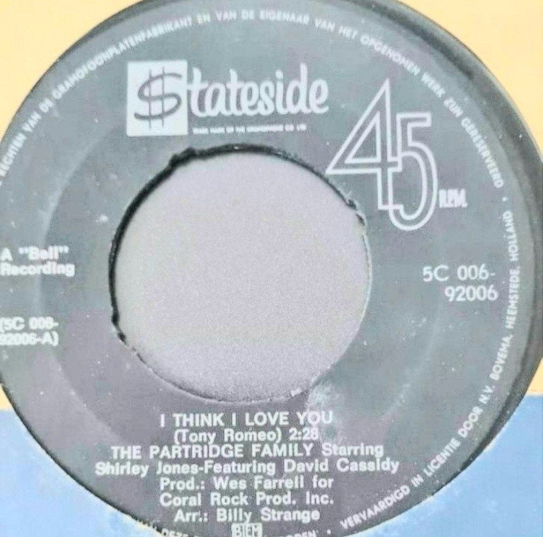 THE PARTRIDGE FAMILY  - I THINK I LOVE YOU, Ophalen of Verzenden, Gebruikt, Pop