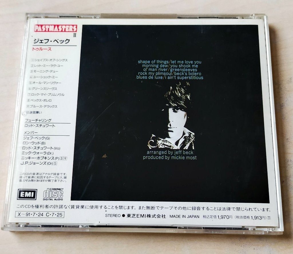Jeff Beck - Truth CD 1968/1990 Japan, Ophalen of Verzenden, Gebruikt, Poprock