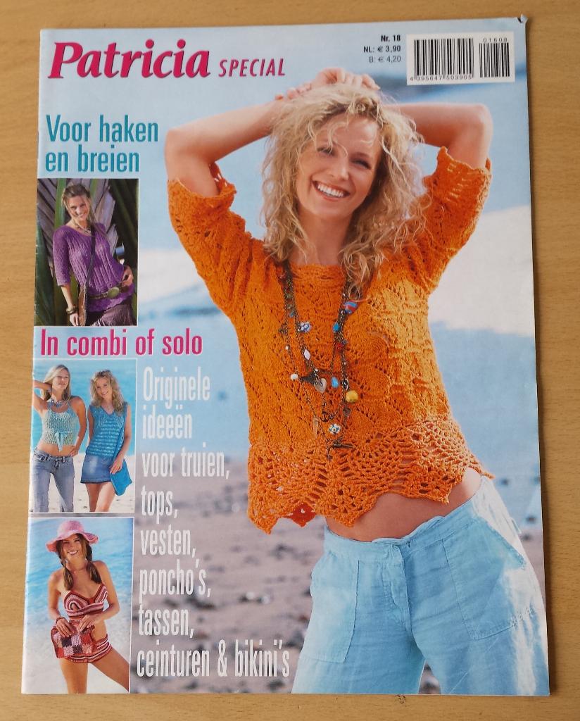 Patricia Special nr. 18 - haken + breien - 2008, Hobby en Vrije tijd, Breien en Haken, Gebruikt, Breien of Haken, Ophalen of Verzenden