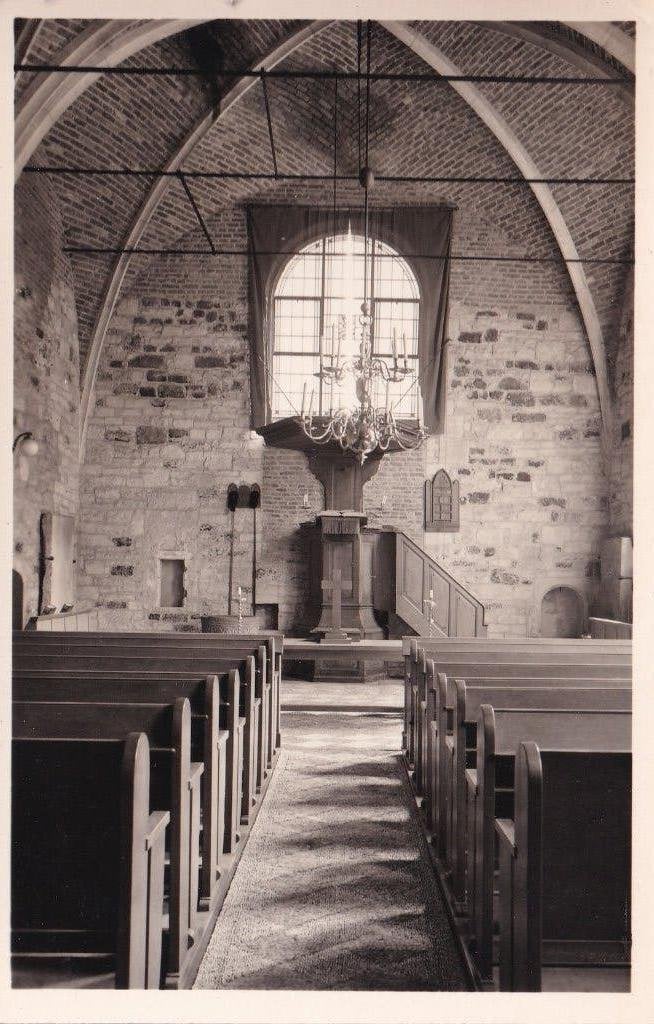 Weerselo interieur Stiftskerk, Verzenden, 1940 tot 1960, Ongelopen, Overijssel
