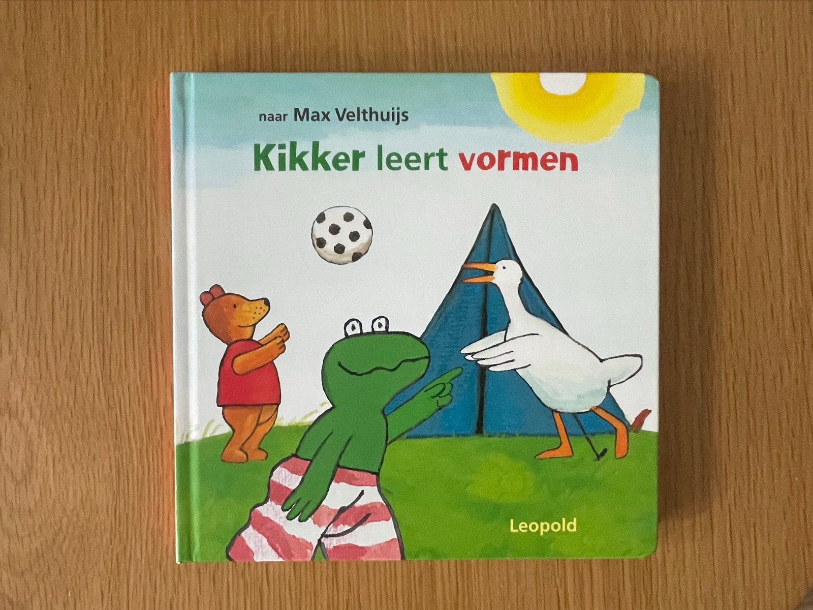 Kikker leert vormen - Max Velthuijs - Hardcover, Boeken, Fictie algemeen, Jongen of Meisje, Ophalen of Verzenden, Zo goed als nieuw