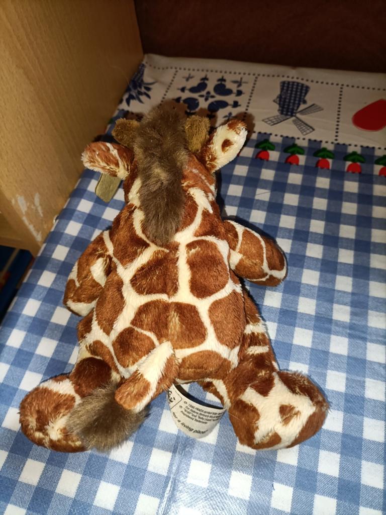 Giraffe knuffel Wereld Natuur Fonds WWF WNF, Ophalen of Verzenden, Zo goed als nieuw, Overige typen