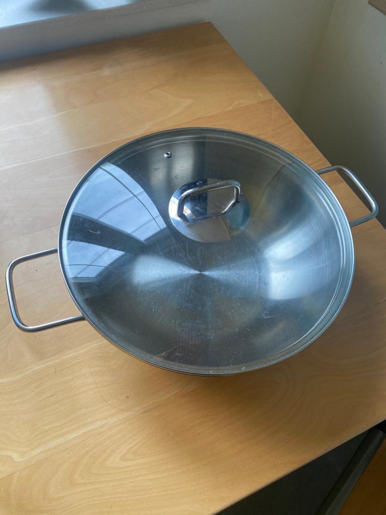 Wokpan Ø32 cm, Ophalen of Verzenden