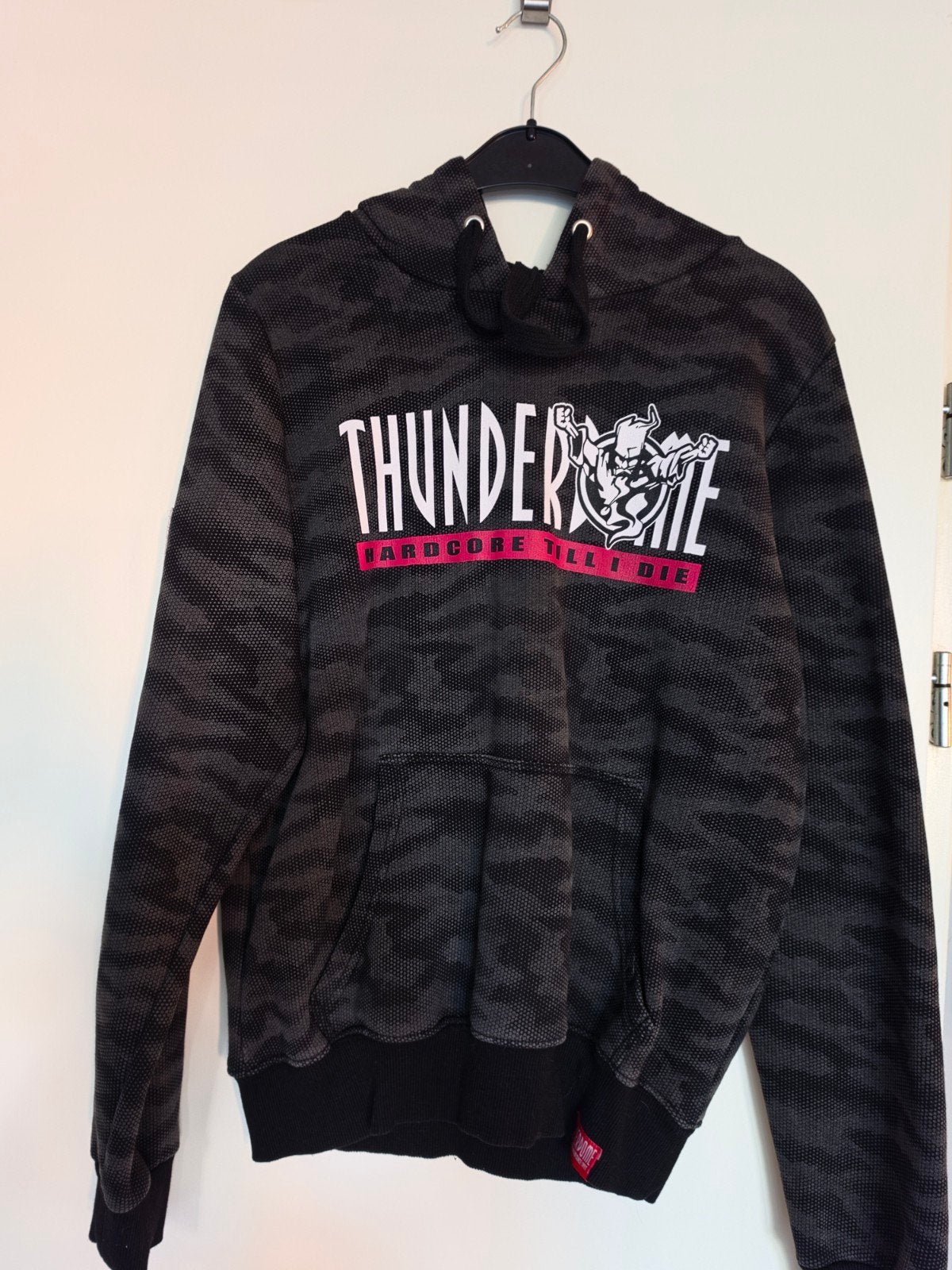 Thunderdome Hardcore Till I Die Hoodie Maat M, Maat 48/50 (M), Thunderdome, Zwart, Ophalen of Verzenden